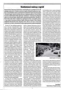 1. Kombatanci walczą o ogród-Biuletyn Rady Dzielnicy III nr 4 2011